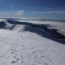 Pohľady počas výstupu na Ďumbier