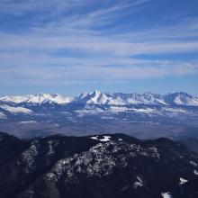 Pohľad na Vysoké Tatry