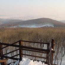 pohľad (aj) na Šenkvice (9,5 km)