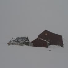 konečne hore na hrebeni, Meran Haus (1836 m)