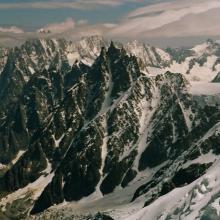 pohľad aj na Aiguille du Midi