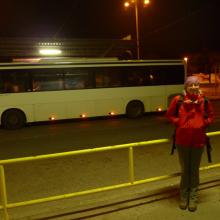 Z Handlovej nám hodinu meškal autobus, ale našťastie aj ten zo Žiaru a tak sme všetko stihli :-)