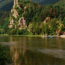 Pohľad na hrad nad Váhom